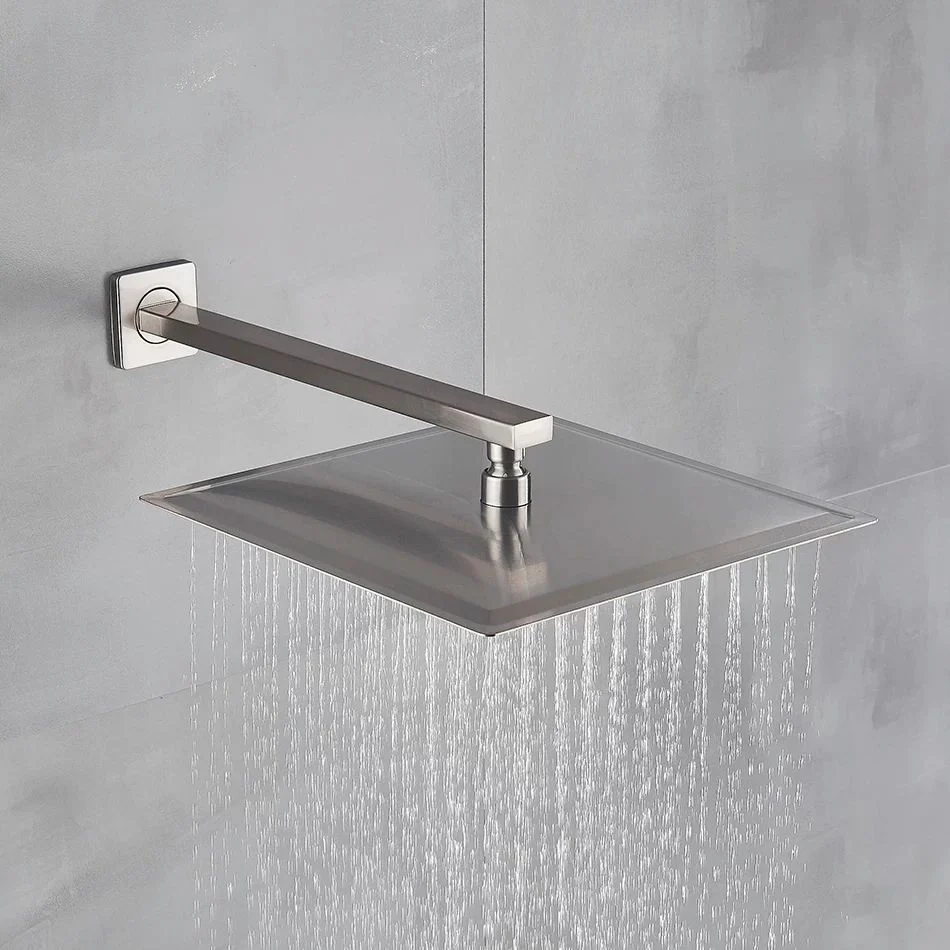Square rainfall shower